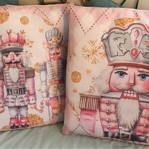 Pillows-Item 1. Set of two Nutcracker pillows